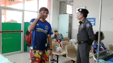 หนุ่มจีนลงเล่นน้ำอ่าวปิเละ เกาะพีพี ถูกใบพัดสปีดโบ๊ตฟันแขน-ขา เหวอะ! 