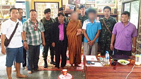รวบพระซุกยาบ้าในกุฏิ ค้นเจอ 65 เม็ด ตั้งวงเสพร่วมฆราวาส