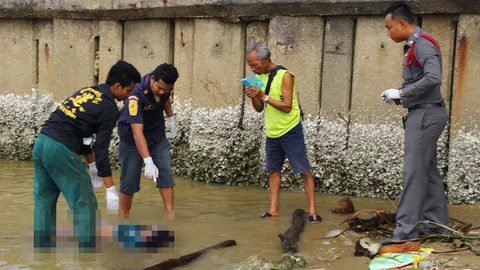 แทงกลางหลัง ฆ่าสาวคล้ายทอม โยนศพทิ้งทะเลหลังสวน จ.ชุมพร 