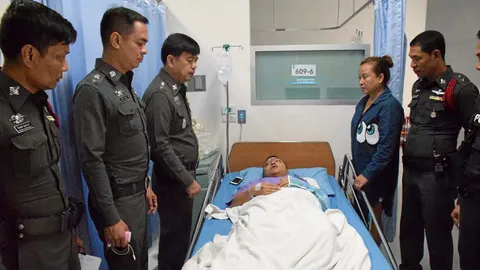 เยี่ยม ตร.เจ็บ