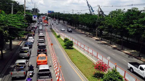 เบี่ยงจราจรซอยพหลโยธิน 53-55 ยกคานสายสีเขียวคืน 14 กรกฎาฯ