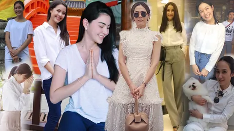 แฟชั่น + กาลเทศะ 'แต่งตัวสีขาว' สไตล์ไหนใส่เข้าวัดได้ใส่เข้าวัดดี