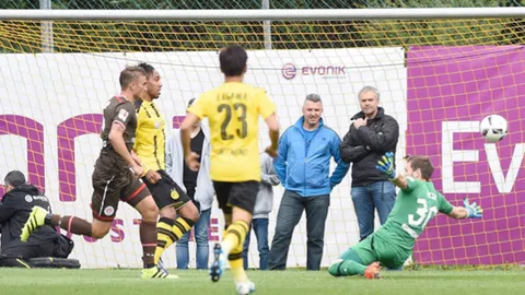 'โอบาเมยอง' เบิ้ล! 'ดอร์ทมุนด์' อุ่นแข้งเฉือน 'ซังค์ เพาลี' 3-2