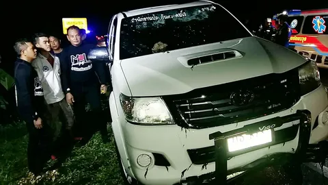 ช่วยไม่ทัน! จนท.สธ.อาวุโส ขับวีโก้ตกคลองน้ำเชี่ยว จมหายต่อหน้า