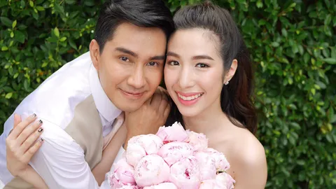 แต่งแล้วจ้า!! กัปตัน ควง เอ้ก วิวาห์เรียบง่าย ถือเคล็ดเชิญแขก 200 คน