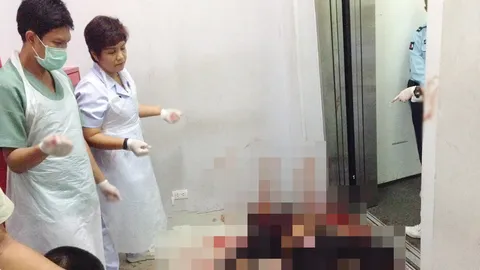 พบศพสาวราชบุรีถูกแทงดับหน้าลิฟต์ อาคาร สนง.ย่านรัชดา 