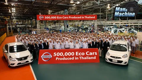 นิสสันฟุ้ง ยอดผลิตในไทยทะลุ 5 แสนคัน จัด มาร์ช และอัลเมร่ารุ่นลิมิเต็ด อิดิชั่น