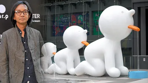 Mr.P หุ่นอารมณ์ดีขี้เล่น กับ หมีมงคล ประติมากรรมสะท้อนศาสตร์แห่งฮวงจุ้ย