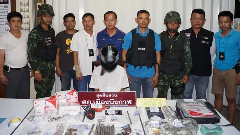 รวบเด็กวัยรุ่นบึงกาฬ ลักลอบขายปืนประดิษฐ์ผ่านเฟซบุ๊ก