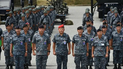 ทัพฟ้าจัดเต็ม! ซ้อมโชว์ความพร้อมรบ ป้องกันหน่วยที่ตั้ง ทอ.