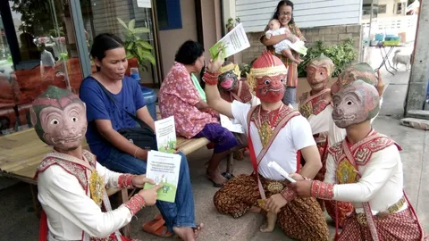หนุมานก็มา! กาฬสินธุ์ จัดทัพภาครัฐ - เอกชน เชิญชวนลงประชามติ 