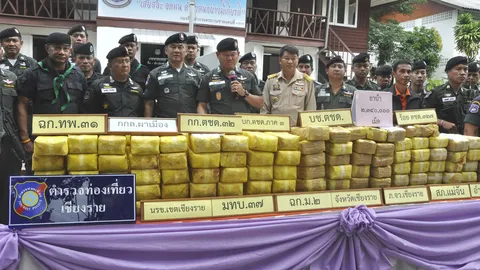 ตชด.ยึดยาบ้า 2.34 ล้านเม็ด จากแหล่งผลิตบ้านปูนาโก่ สมัยขุนส่า 