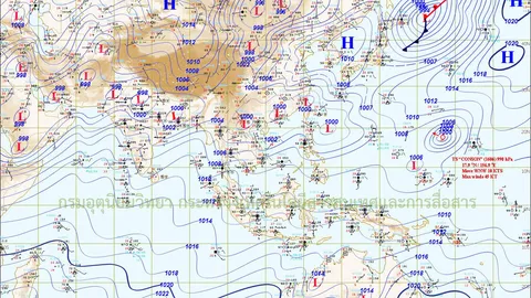 ทั่วไทย ยังมีฝนตก จากอิทธิพลลมมรสุมตะวันตกเฉียงใต้ 
