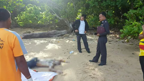 พบศพชาวต่างชาติ ลอยติดชายหาดเกาะลันตา เร่งส่งตรวจพิสูจน์