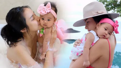 กระแต แฮปปี้ชีวิต 'คุณแม่ป้ายแดง' กระเตง เจ้าขา กินลมชมทะเล