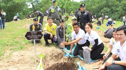 ผู้การฯ ท่องเที่ยว ร่วมปลูกป่าเฉลิมพระเกียรติฯ ศูนย์การเรียนรู้ปากช่อง
