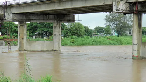 เบาใจไป1เปลาะ น้ำเมยลด อ.แม่สอดพ้นวิกฤติ 