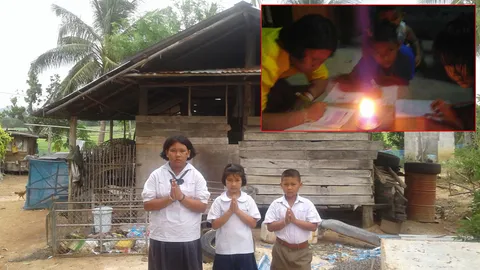 หนูขอไฟฟ้าหน่อย! ด.ญ.11 ขวบ วอนรัฐช่วย โอดทำการบ้านลำบาก 
