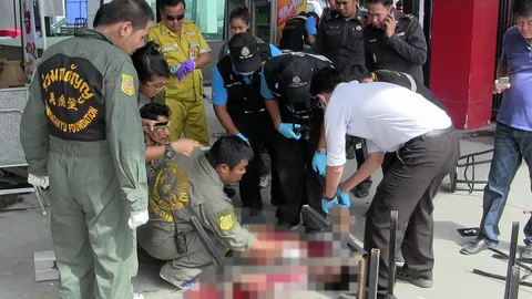 มีดฟันยับ หนุ่มค้าเครื่องสําอาง ตายคาตลาดนัด