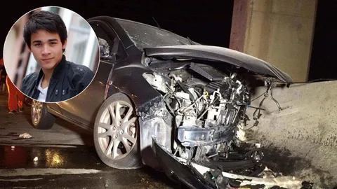 'โจอี้ ธนกฤต' ดาราช่อง3 ควบเก๋งชนแบริเออร์ที่ชะอำ เจ็บหนัก คาดไม่ชินทาง