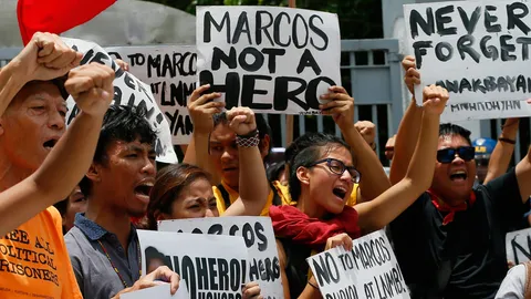 ปินส์ระงับฝังศพมาร์กอสในสุสานวีรชน-ตร. 300 ต้องสงสัยค้ายา