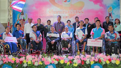 กกท. เลี้ยงส่งทัพนักกีฬาพาราลิมปิก ส.กีฬาคนพิการอัดฉีดเพิ่ม 5.1 แสน