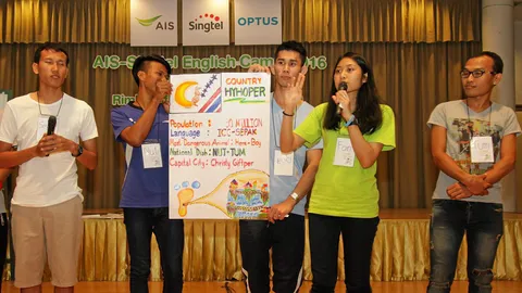 จัดแคมป์เติมความมั่นใจใช้ภาษาอังกฤษ