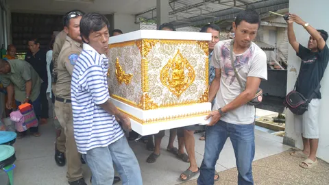 ญาติสั่งต่อโลงศพ 'น้องมาลี' สูงที่สุดในโลก ด้วยความยาว 225 ซม. 