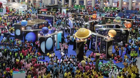 ปิดฉากมหกรรมวิทย์ฯ บูธสดร.คึกคัก เด็กไทยแห่ท่องระบบสุริยะ ล้นหลาม