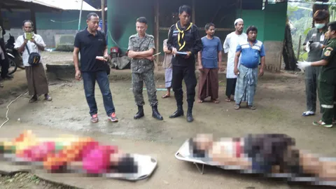 หนุ่มพม่าทะเลาะเมียในศูนย์อพยพตาก คว้ามีดแทงดับ ก่อนฆ่าตัวตายตาม