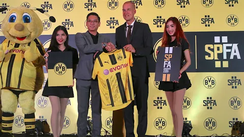 'สุพรรณบุรี' ผนึก 'ดอร์ทมุนด์' เซ็น 3 ปี สร้างเยาวชนสู่ระดับโลก