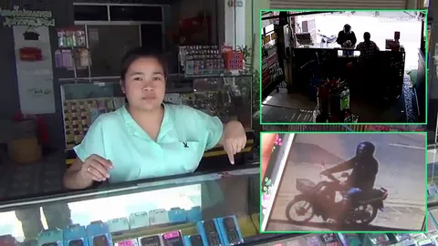 ดูกันชัดๆ โจรจอมฉกแห่งชลบุรี คว้ามือถือวิ่งหนีไปต่อหน้าต่อตา (ชมคลิป)