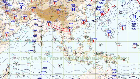 8-9 ก.ย. ทั่วไทยฝนลดลง เว้นภาคใต้ ตกหนักบางแห่ง