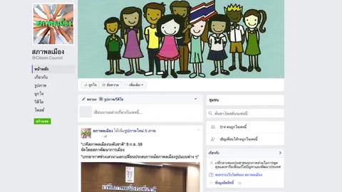 สภาพลเมือง เปิดตัว เฟซบุ๊ก ช่องทางสื่อสารสังคมออนไลน์