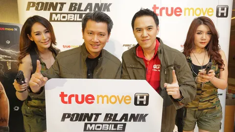 ทรูมูฟเอชเปิดตัว Point Blank Mobile เอาใจเกมเมอร์ไทย เล่นบนมือถือ