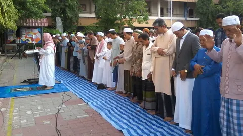 ชาวมุสลิมยะลา-พัทลุง-สงขลา ร่วมละหมาดวันฮารีรายอ