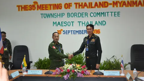 ประชุม TBC ไทย-พม่า ชื่นมื่น ถกปัญหายาเสพติด พัฒนา รพ.ชายแดน ฉลุย