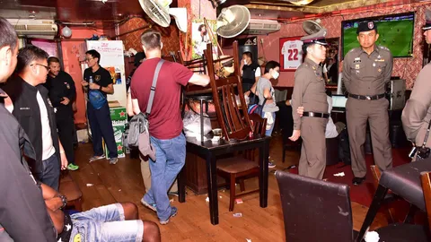 ปส.บุกจับผับย่านนานาเปิดมั่วสุมปาร์ตี้ยายันเที่ยงวัน นทท.ฉี่ม่วงอื้อ