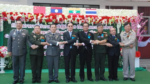 4ชาติลุ่มน้ำโขง ผนึกกำลังเปิดศูนย์ ศปปข. ตรวจเข้มยาเสพติด-อาชญากรรม