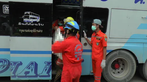 หนุ่มใหญ่แม่สอด กลับไม่ถึงบ้าน ตายคารถทัวร์ หลังทำงานกทม. นาน 10 ปี 