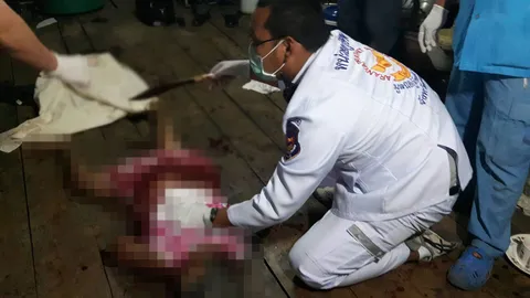 เขยโหด! คว้ามีดพร้าแทงกลางหลังแม่ยาย แล้วผูกคอตายหนีผิด