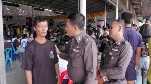 พ่อแม่โจ๋ถูกยิงลั่นไม่เผาลูก! หากคดีไม่คืบนำโลงตั้งหน้า สภ.บ้านในหูต