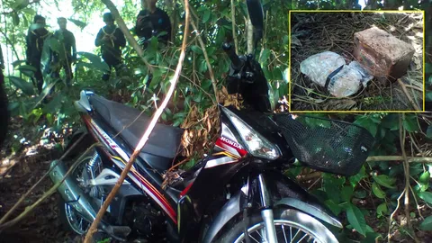 ทพ.45 บุกค้นรังโจรใต้ป่าระแงะ พบระเบิด ปืนสงคราม ซุกเตรียมก่อเหตุ