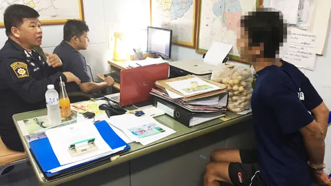 ตร.เข้าซิวโจ๋ 20 มือยิงเด็ก ป.6 นักกีฬาเปตองดับ คาบ้านญาติ อ.นาโยง