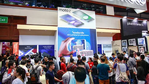ส่อง 5 บูธ จัดโปร-เปิดตัวมือถือใหม่ เรียกเรตติ้งงานโมบายเอ็กซ์โป