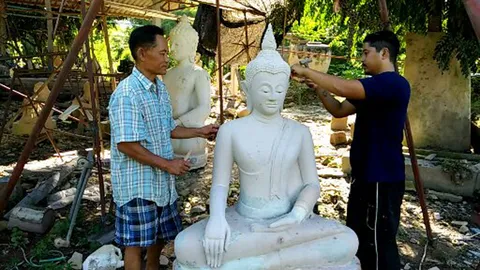 สืบสานงานแกะสลักพุทธรูปหินกว่า 500 ปี