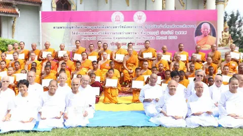 'พระธรรมทูตไทย'ประธานมอบวุฒิบัตรผู้สำเร็จ'พระปริยัติธรรม'ในอินเดีย