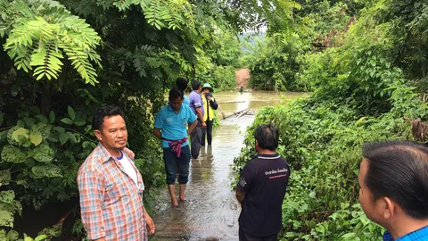 น้ำซัดสะพานขาด กระทบ 4หมู่บ้านหนองบัวฯ ต้องใช้เส้นทางอ้อมไกล 17 โล