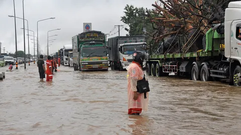 ฝนหนักสะสม 14จว.อ่วม  เร่งช่วยเหลือ ยันพายุ‘แอรี’ ยังไม่กระทบ