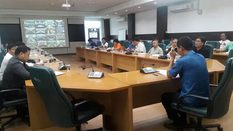 ผู้ว่าฯ กาญจน์ประชุมด่วนรับมือน้ำท่วม ประกาศพื้นที่น้ำหลาก 9 อำเภอ